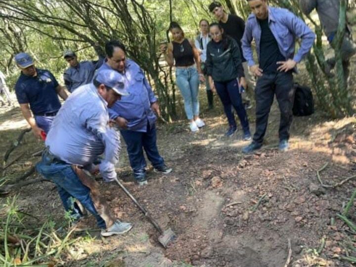 Excavaciones en un campo de Capitán Solari tras señalamiento de perros en la búsqueda de “Chami” Ojeda