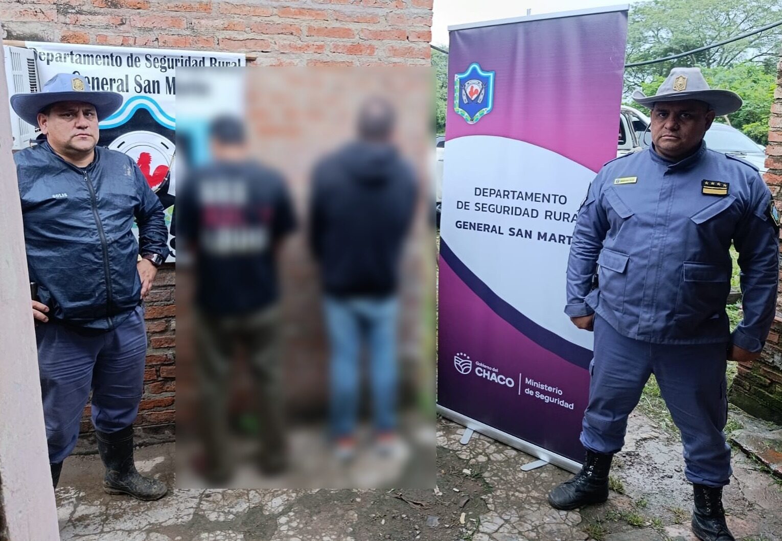 Chaco: detuvieron a dos personas e incautaron un arsenal y carne bovina en un operativo por abigeato en San Martín