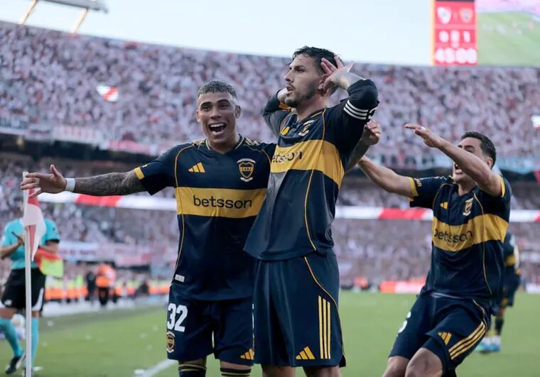 Con un gol de Paredes, Boca ganó el Superclásico en el Monumental y le cortó el invicto a River