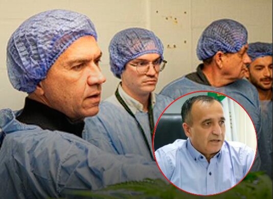 Acompañado de Sergio Rodriguez Zdero visitó la empresa chaqueña que realizará la primera exportación de cannabis medicinal a Nueva Zelanda