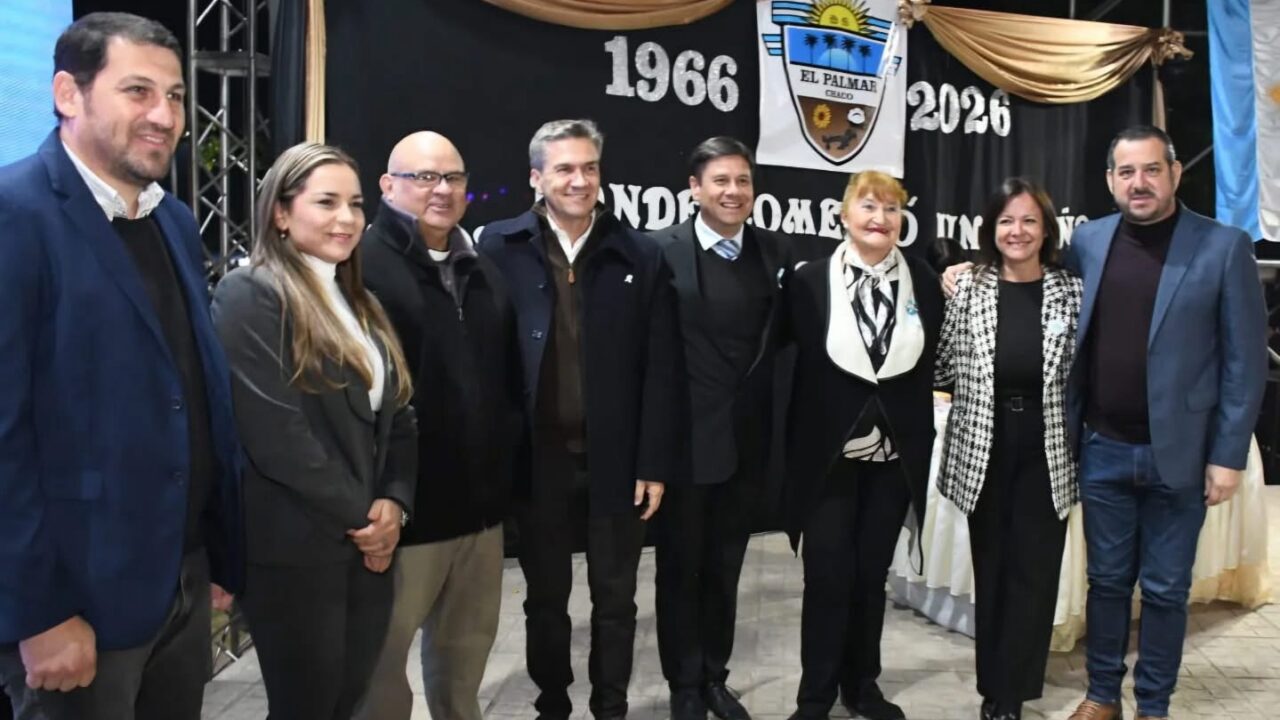 Sergio Dolce participó del 60° aniversario de Villa Rural El Palmar y renovó el pedido de municipalización