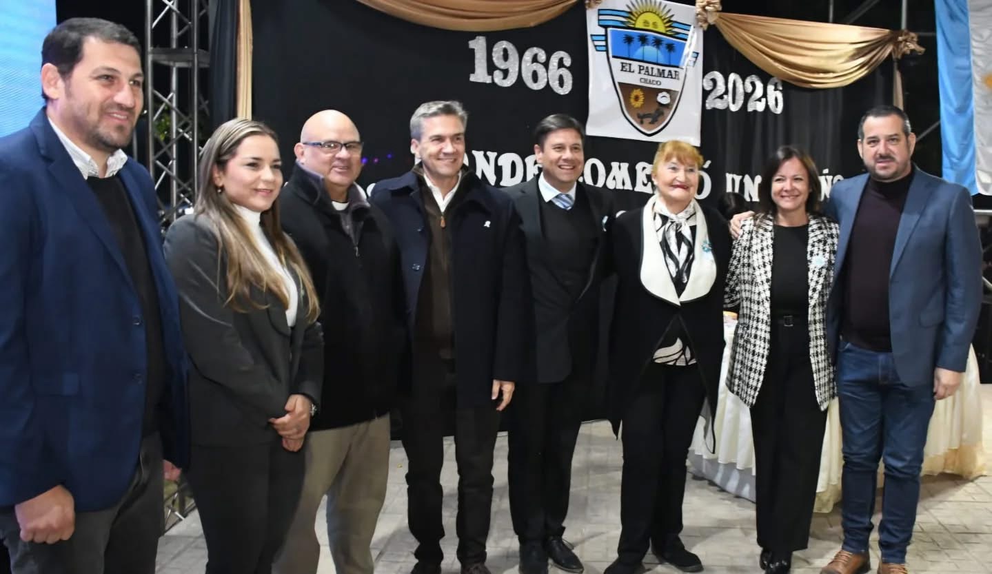 Sergio Dolce participó del 60° aniversario de Villa Rural El Palmar y renovó el pedido de municipalización