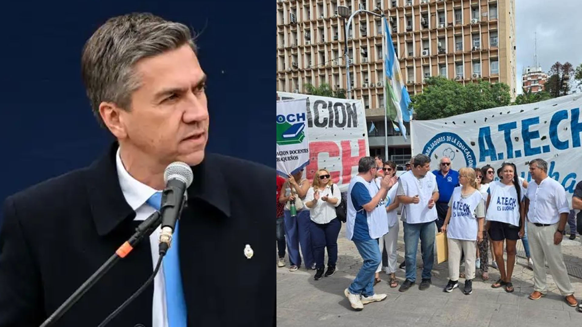 El conflicto docente en Chaco acorrala a Zdero de cara al 2027: paro provincial, reclamo por la cláusula gatillo y creciente desgaste político